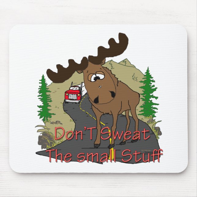 Moose humor mouse pad (Front)
