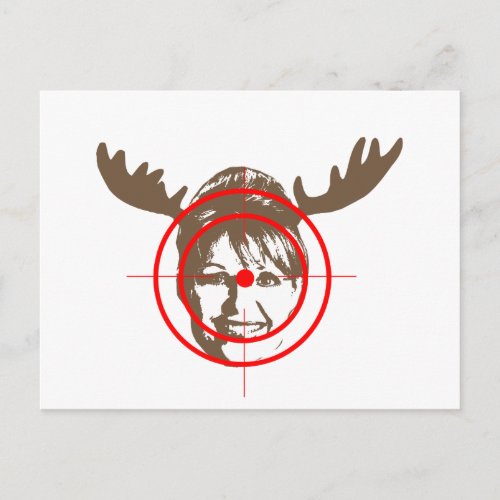 MOOSE HUNTINGpng Postcard