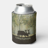 Personalized Can Holder, Gift for Him, Engraved Beer Can Cooler, Custo –  Joyful Moose