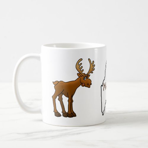 Moose in Maine  Coffee Mug