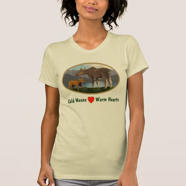 Moose in the Meadow T-Shirt (Front)