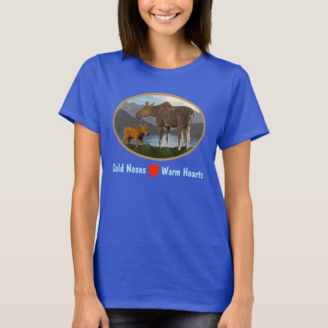 Moose in the Meadow T-Shirt (Front)