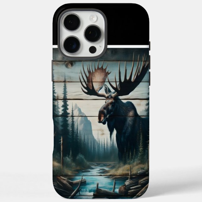 Moose In The Mountains Case-Mate iPhone Case (Back)