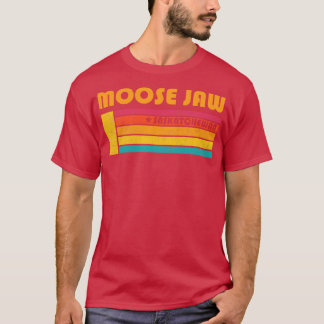 Moose Jaw Saskatchewan Canada Vintage Distressed S T-Shirt