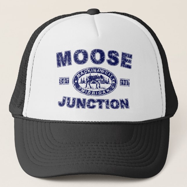 Moose-Junction-Distressed-[ Trucker Hat (Front)