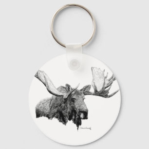 Moose Keychain