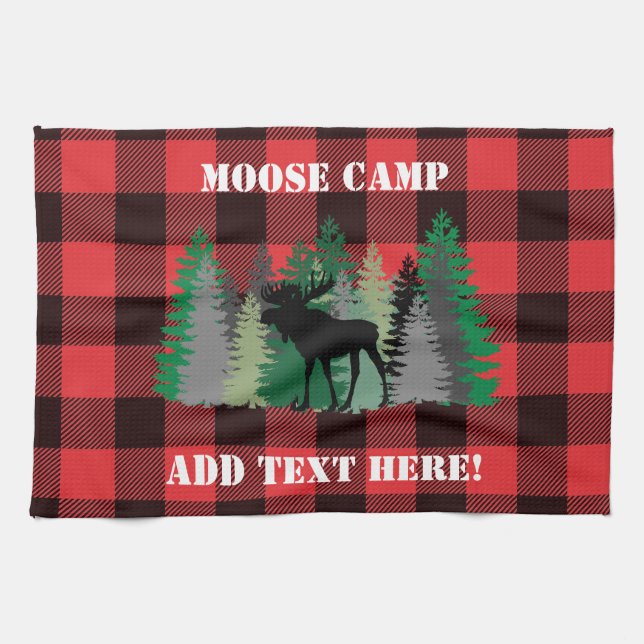 Moose Kitchen Towel (Horizontal)