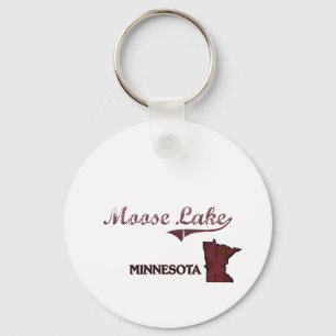 Moose Lake Minnesota City Classic Keychain
