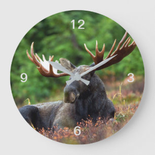 Moose Large Clock