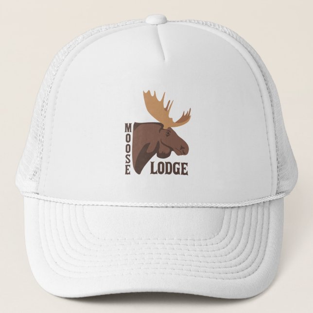 Moose Lodge Trucker Hat (Front)