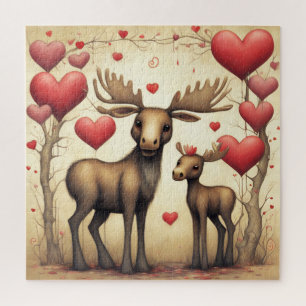 Moose Love 2 Jigsaw Puzzle