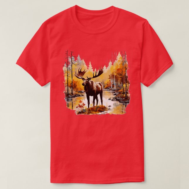 Moose Lover TShirt (Design Front)