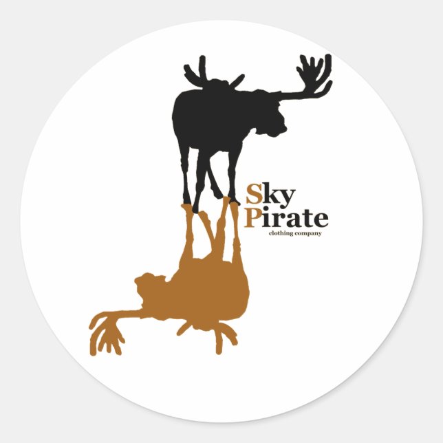 "Moose Made Me" Sticker Sheet (Front)