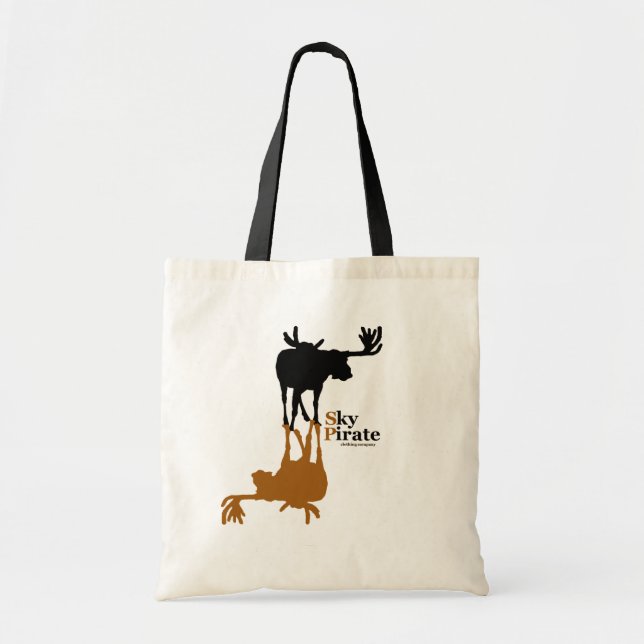 "Moose Made Me" Tote Bag (Front)
