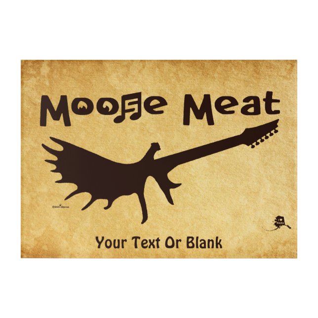 Moose Meat Rock Band Acrylic Print (Front)