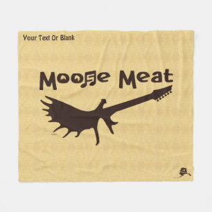 Moose Meat Rock Band Fleece Blanket