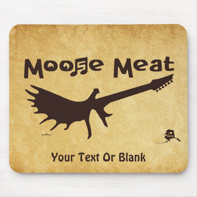 Moose Meat Rock Band Mouse Pad (Front)
