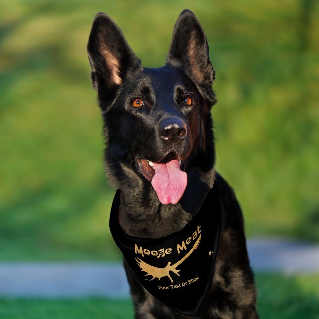 Moose Meat Rock Band Pet Bandana Collar (Dog)