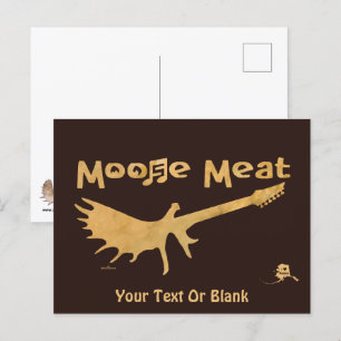 Moose Meat Rock Band Postcard
