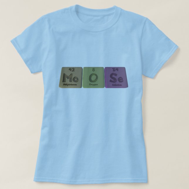 Moose-Mo-O-Se-Molybdenum-Oxygen-Selenium.png T-Shirt (Design Front)
