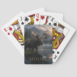 Moose Mountain Lake ANIMALS Poker Cards