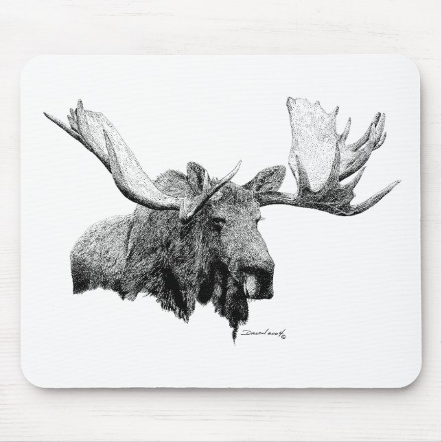 Moose Mouse Pad (Front)