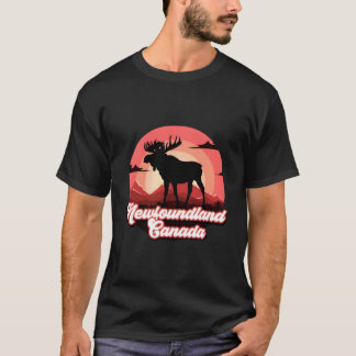 Moose Newfoundland Canada Hiking Vacation Moose Da T-Shirt
