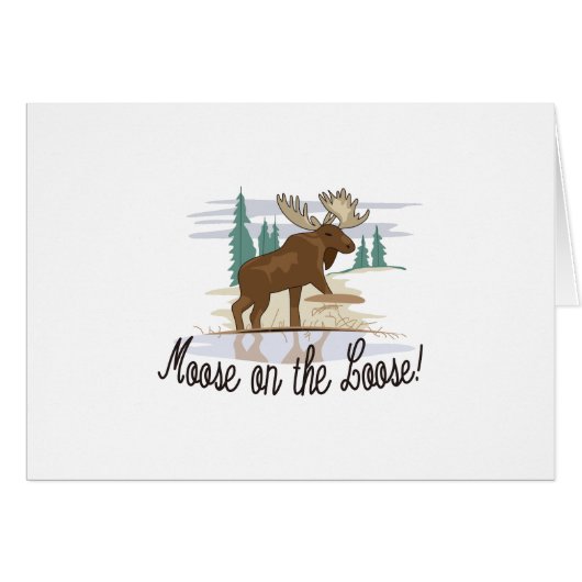 Moose on the Loose! Cards (Front Horizontal)