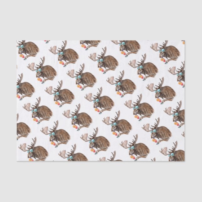 Moose on Vacation Tissue Paper (Front)