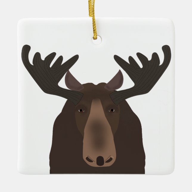Moose Ornament (Front)