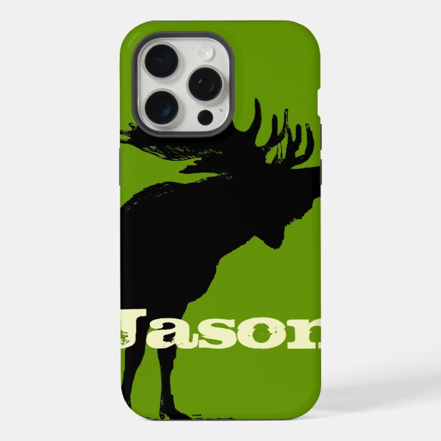 Moose Personalized iPhone Case (Back)