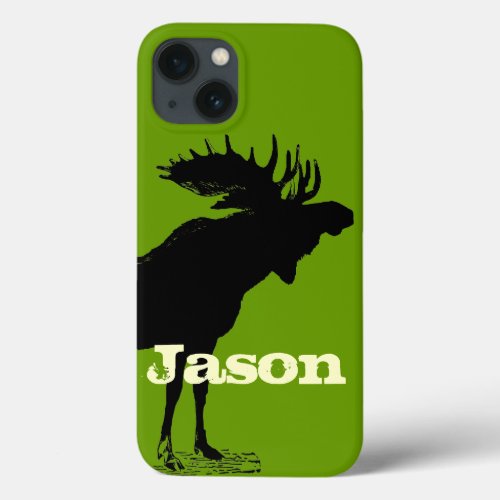 Moose Personalized iPhone iPhone 13 Case