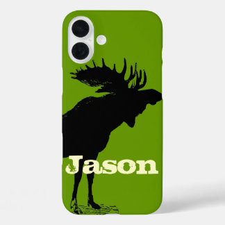 Moose Personalized iPhone 16 Plus Case