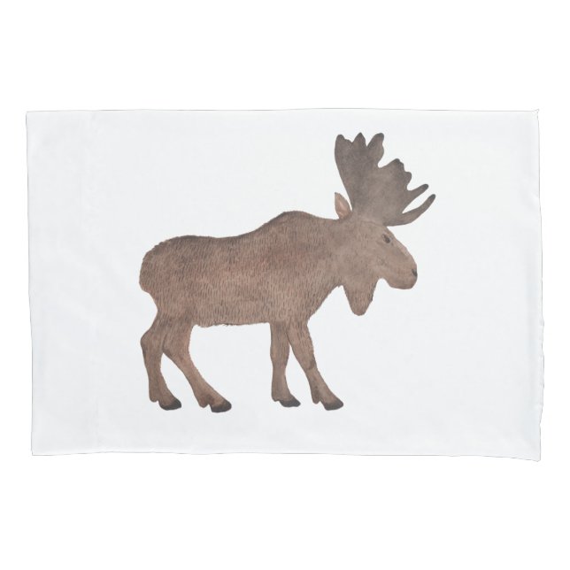 Moose Pillow Case (Front)