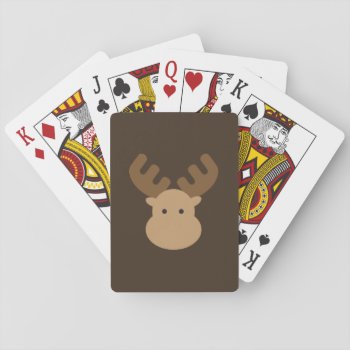 Moose Playing Cards by imaginarystory at Zazzle