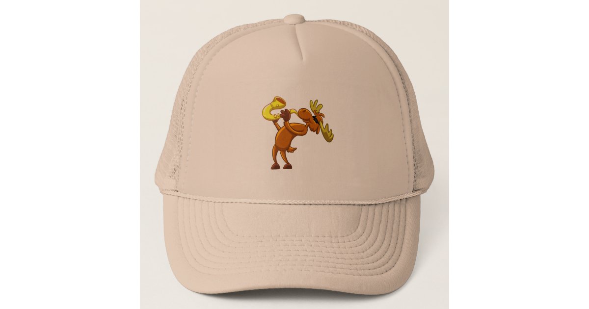 Custom Printed Foam Buffalo Lodge Hat with Horns