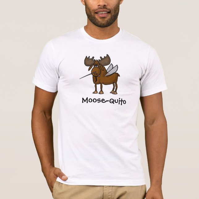 Moose-quito Funny mosquito T-shirt  Customize It! (Front)