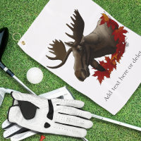 Moose Red Maple Leaves 