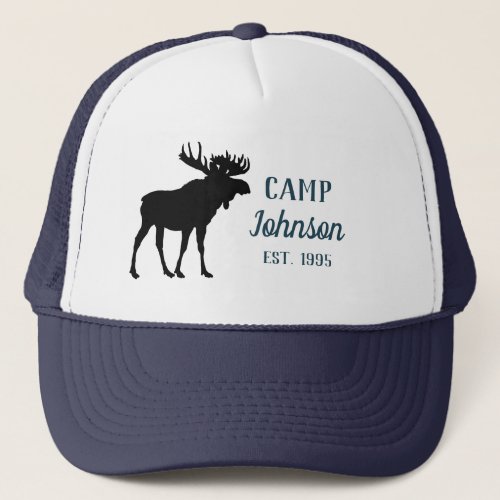 Moose Rustic Family Camp Trucker Hat