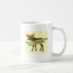 Moose Says You Are Closed! Coffee Mug
