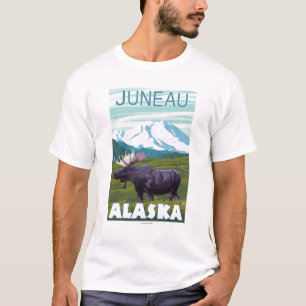 Moose Scene - Juneau, Alaska T-Shirt