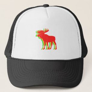 Moose shadow colors - Choose background color Trucker Hat