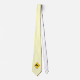 Moose Sign Tie
