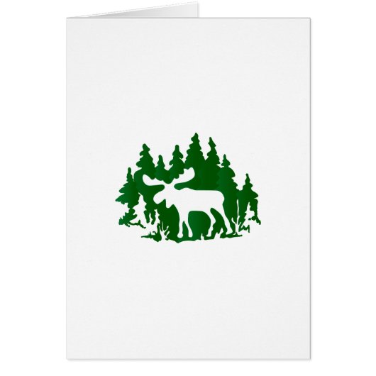 Moose Silhouette Cards (Front)