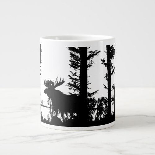 Moose Silhouette _ giant coffee mug