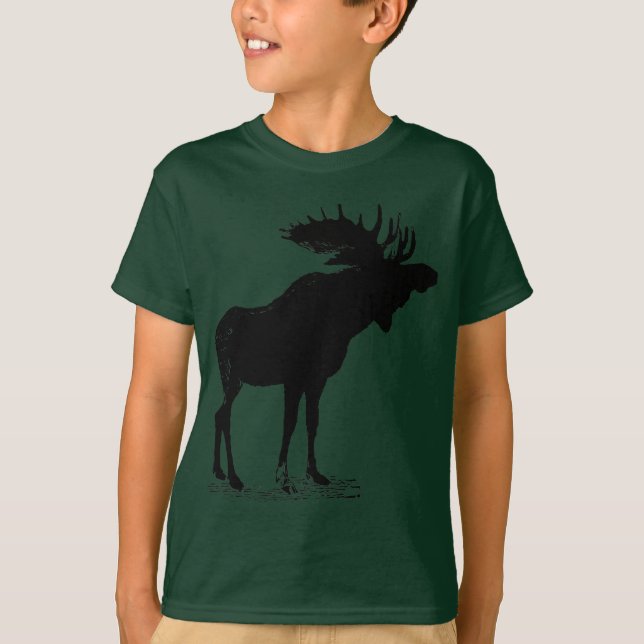 Moose Silhouette T-Shirt (Front)