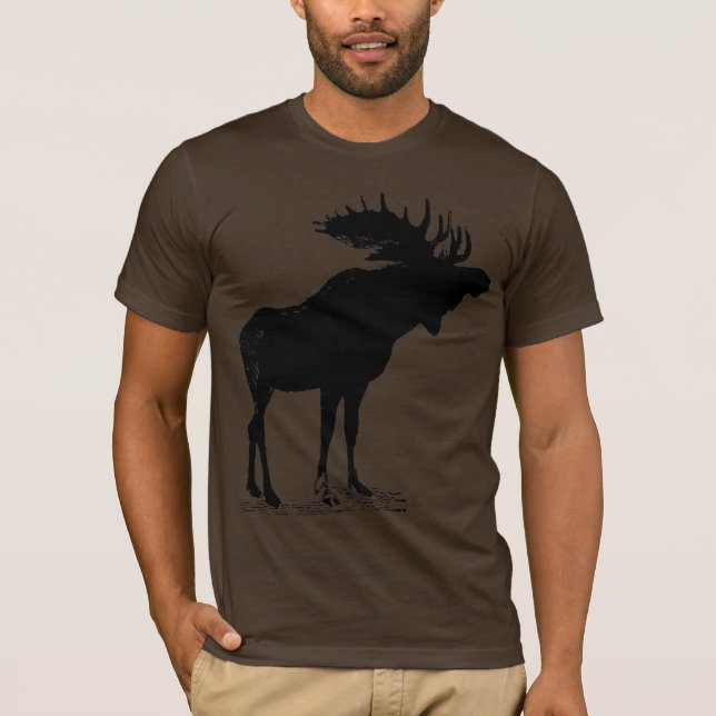 Moose Silhouette T-Shirt (Front)