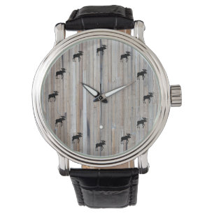 Moose Silhouette Watch by Leslie Harlow 600