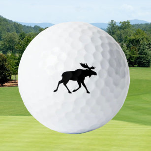 Moose Silhouette Wildlife Animal Golf Balls