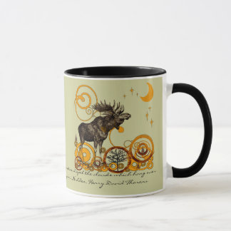 Moose Stein-Walden, Henry David Thoreau Quote Mug